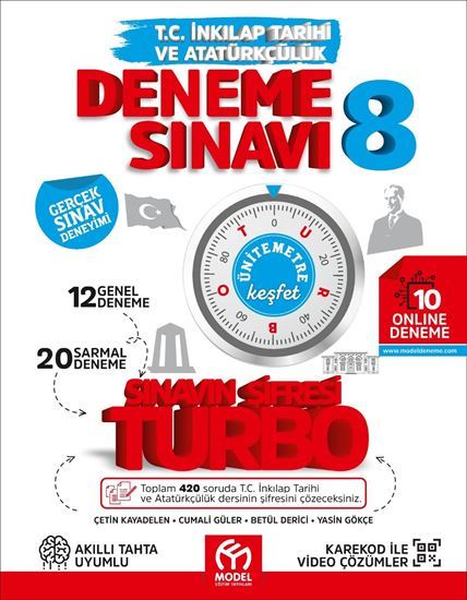 Model Yayınları 8.sınıf T.C. İnkılap Tarihi ve Atatürkçülük Turbo Deneme