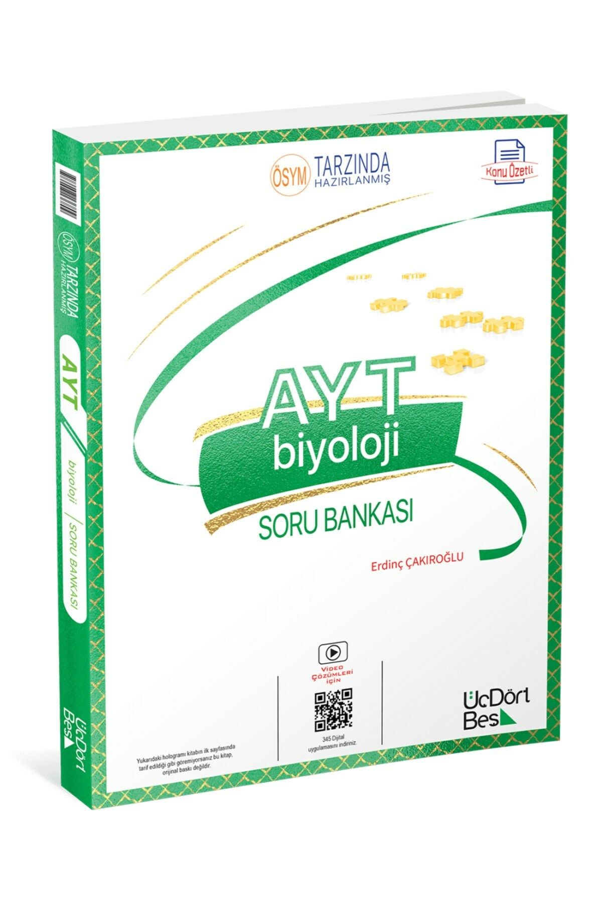 Üç Dört Beş 345 Ayt Biyoloji Soru Bankası 2023