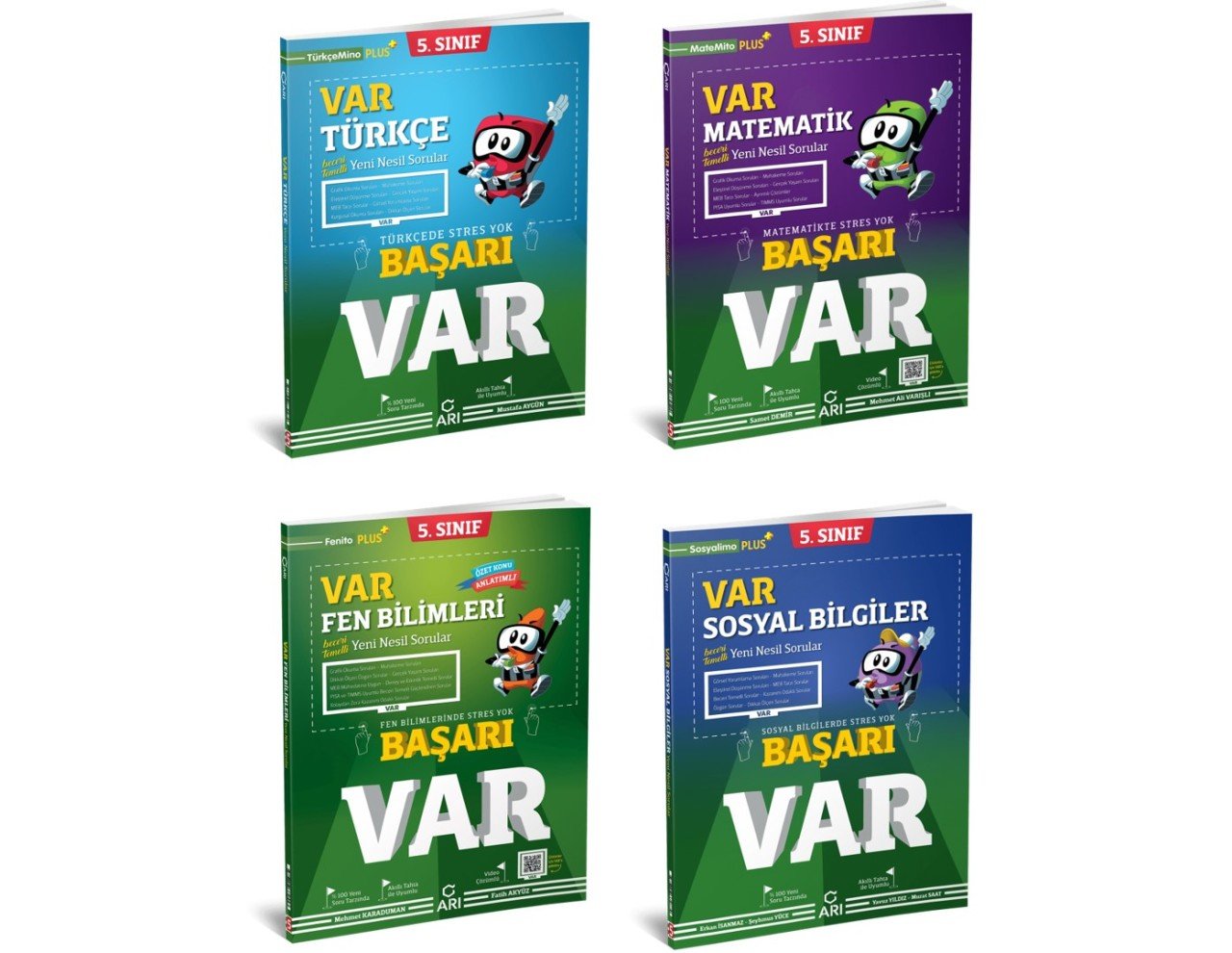 Arı Yayınları 6.Sınıf VAR 4'lü Soru Bankası Seti