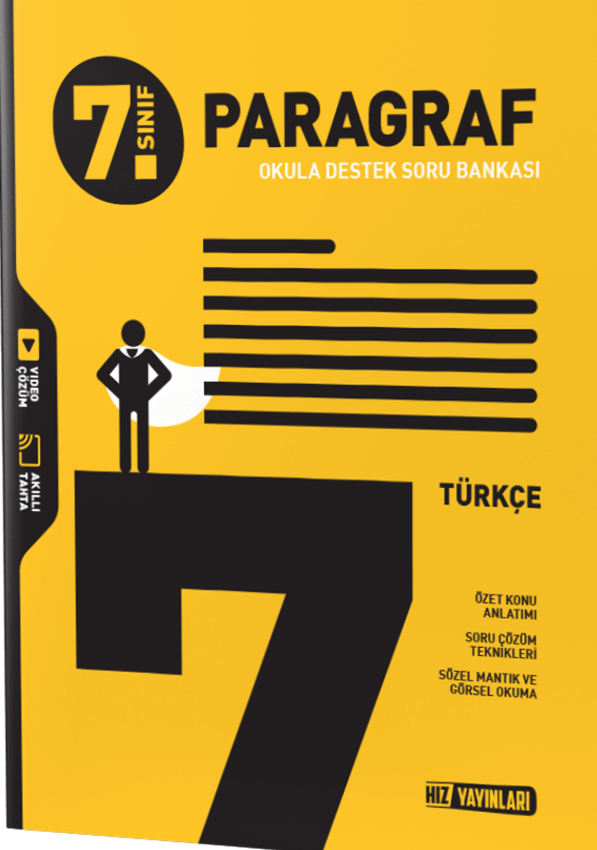 Hız Yayınları 7.Sınıf Paragraf Soru Bankası(2020-2021)