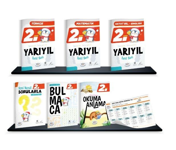 2. Sınıf Yarıyıl Tatil Seti (2023-2024) | Öğretmen Evde Yayınları