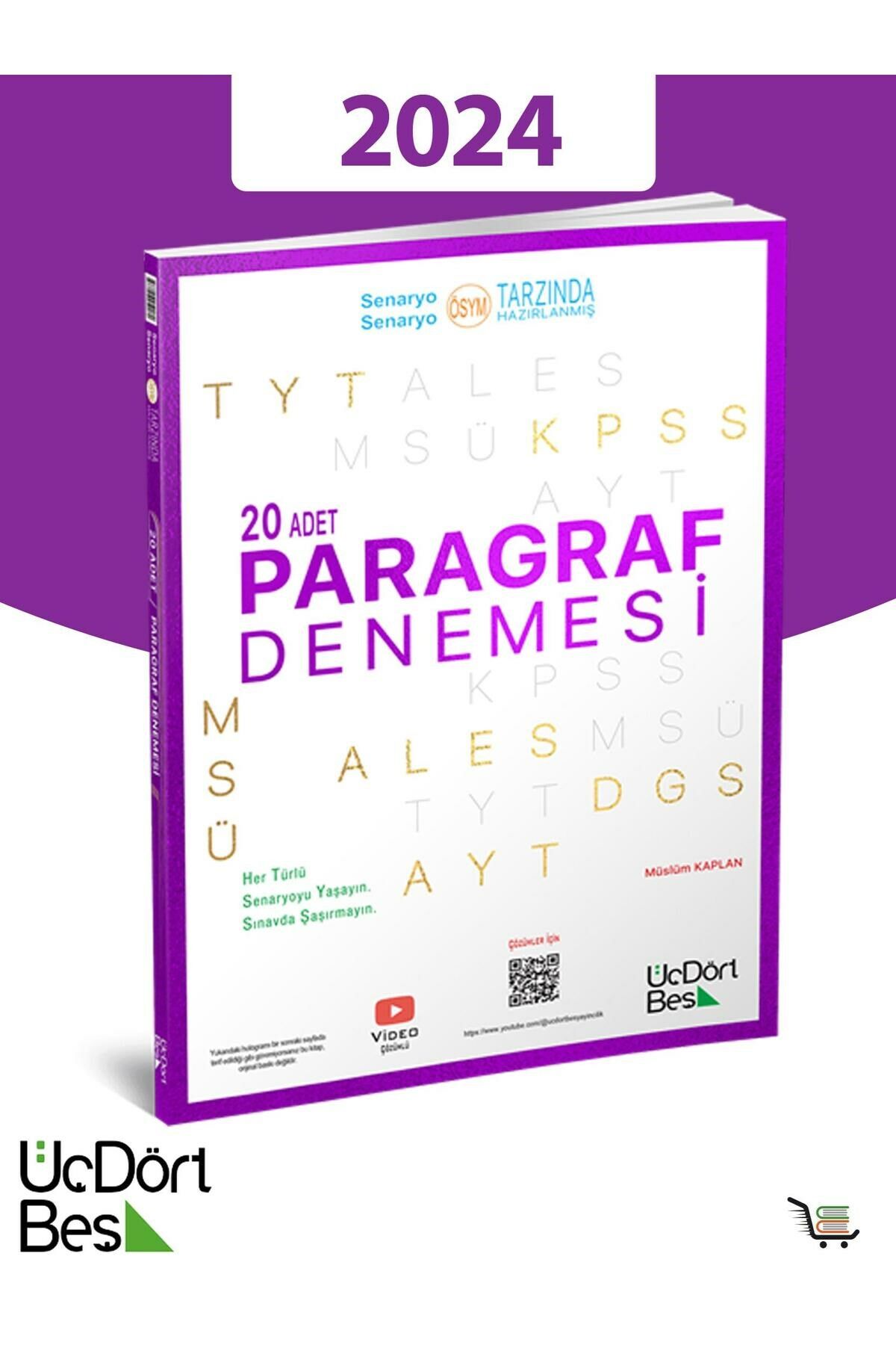 Üç Dört Beş Yayınları  20'li Paragraf Denemesi