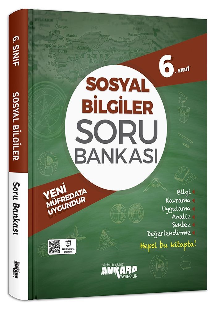 Ankara Yayınları 6. Sınıf Sosyal Bilgiler Soru Bankası