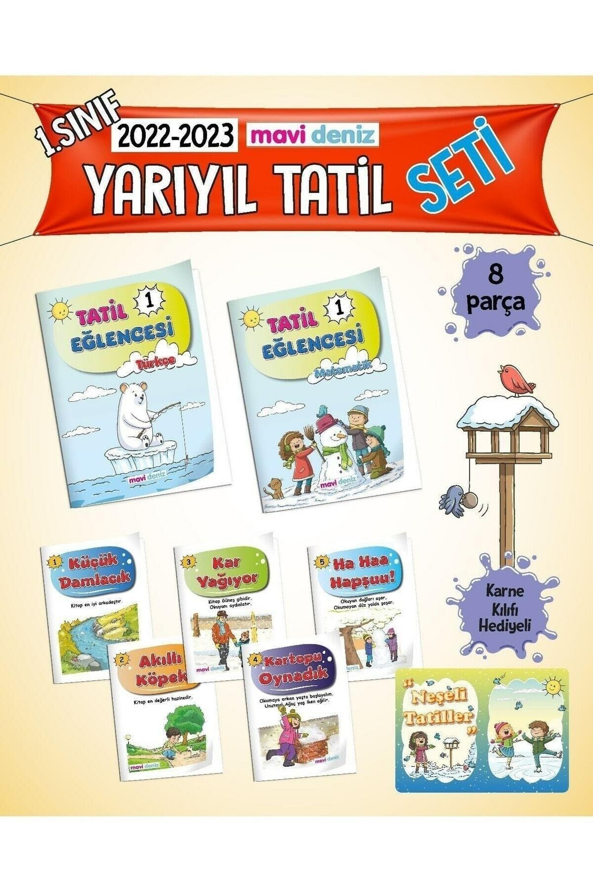Mavi Deniz 1.sınıf Yarıyıl Tatil Seti 2023-2024