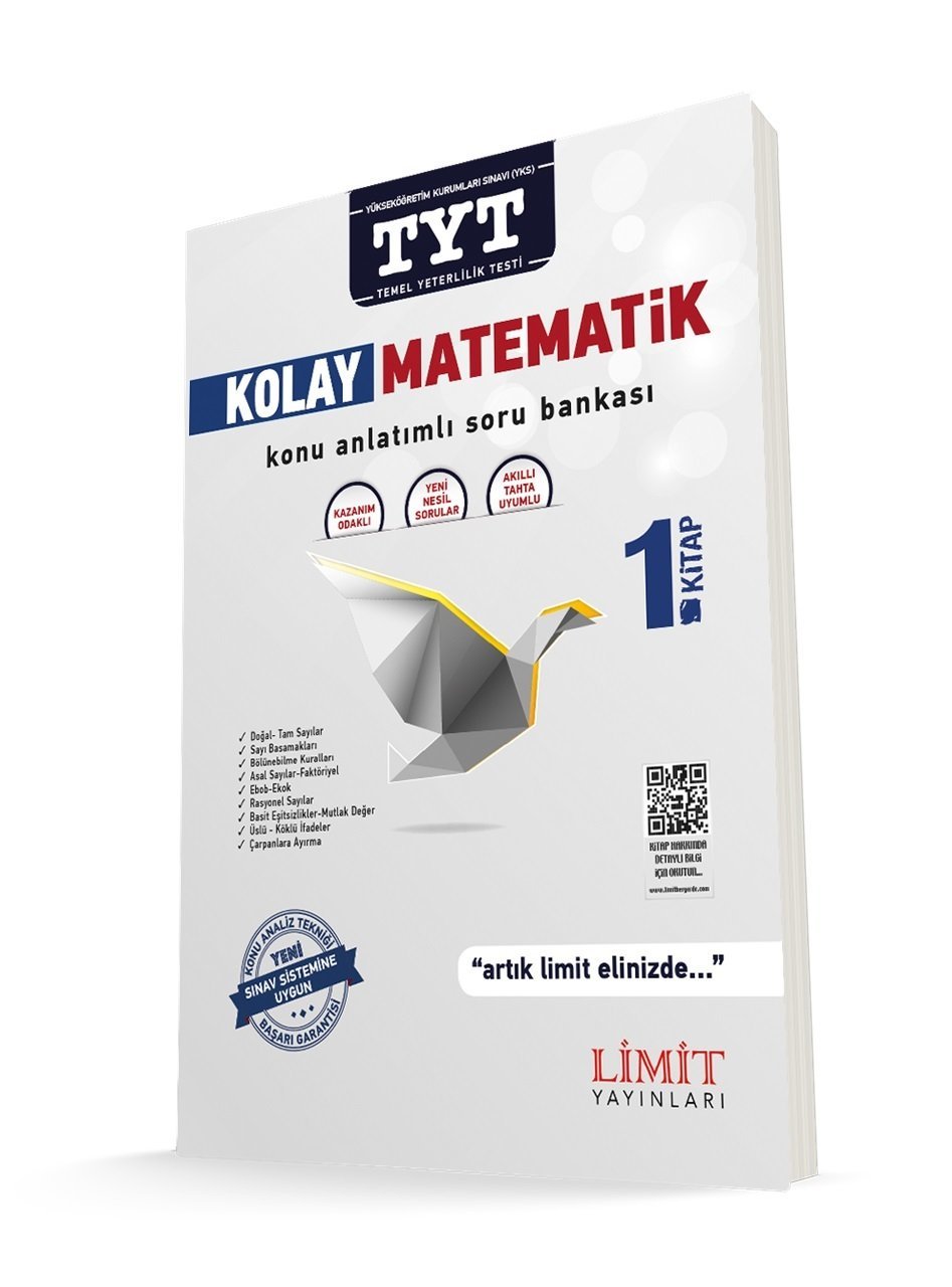 Limit Yayınları TYT Kolay Matematik 1 Soru Bankası