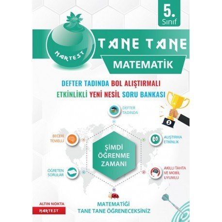 Nartest Yayınları 5.Sınıf Tane Tane Matematik Defter Tadında