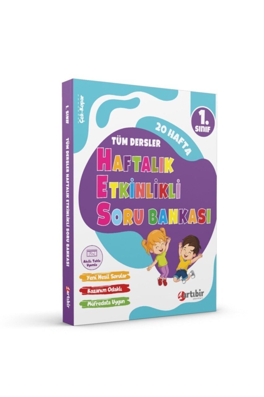 1.sınıf Tüm Dersler Haftalık Etkinlikli Soru Bankası 20 Hafta (kazanım Odaklı Yeni Nesil Sorular)