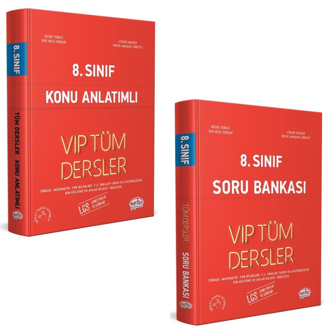 Editör Yayınları 8. Sınıf 2'li Konu-Soru Fırsat Seti