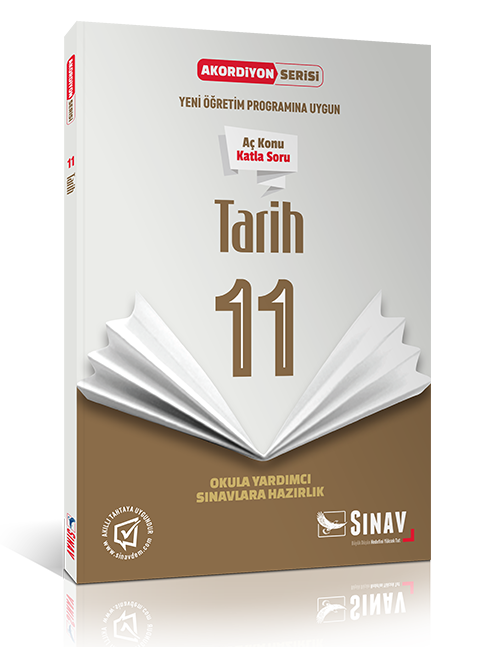 Sınav Yayınları 11. Sınıf Tarih Akordiyon Kitap