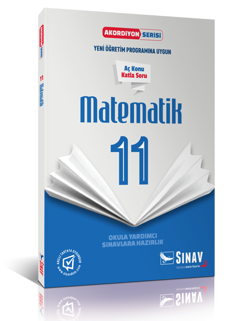 Sınav Yayınları 11. Sınıf Matematik Akordiyon Kitap