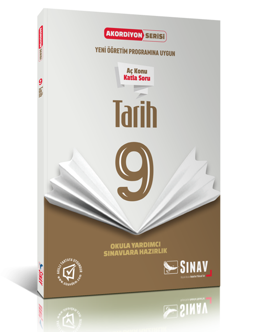 Sınav Yayınları 9. Sınıf Tarih Akordiyon Kitap