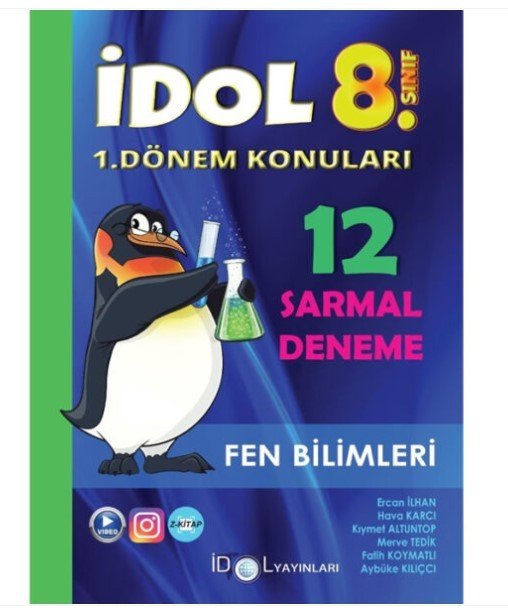 İdol 8. Sınıf 1.Dönem Fen Bilimleri 12 Sarmal Deneme