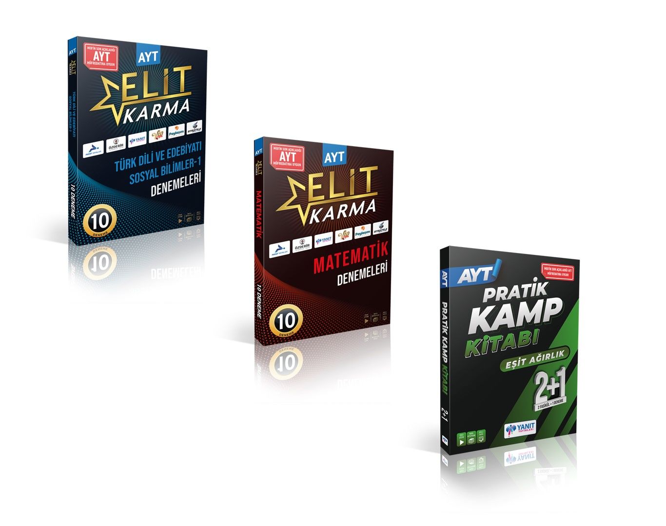 Elit Karma İlk Dönem 3'lü Eşit Ağırlık Deneme Seti (T-M-E.A Deneme)