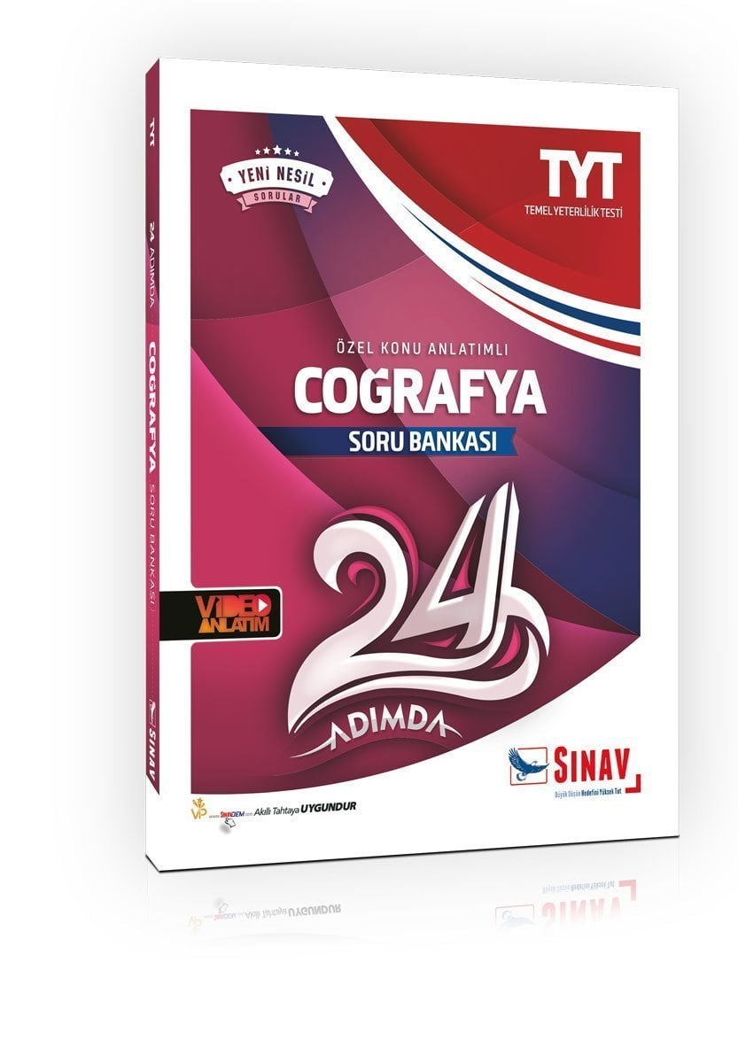 Sınav Yayınları TYT Coğrafya 24 Adımda Özel Konu Anlatımlı Soru Bankası