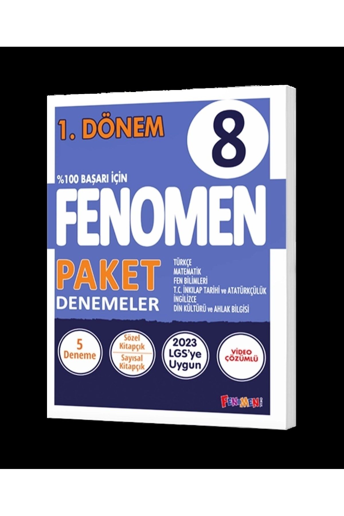 1. Dönem Fenomen Lgs 8. Sınıf Paket Denemeler