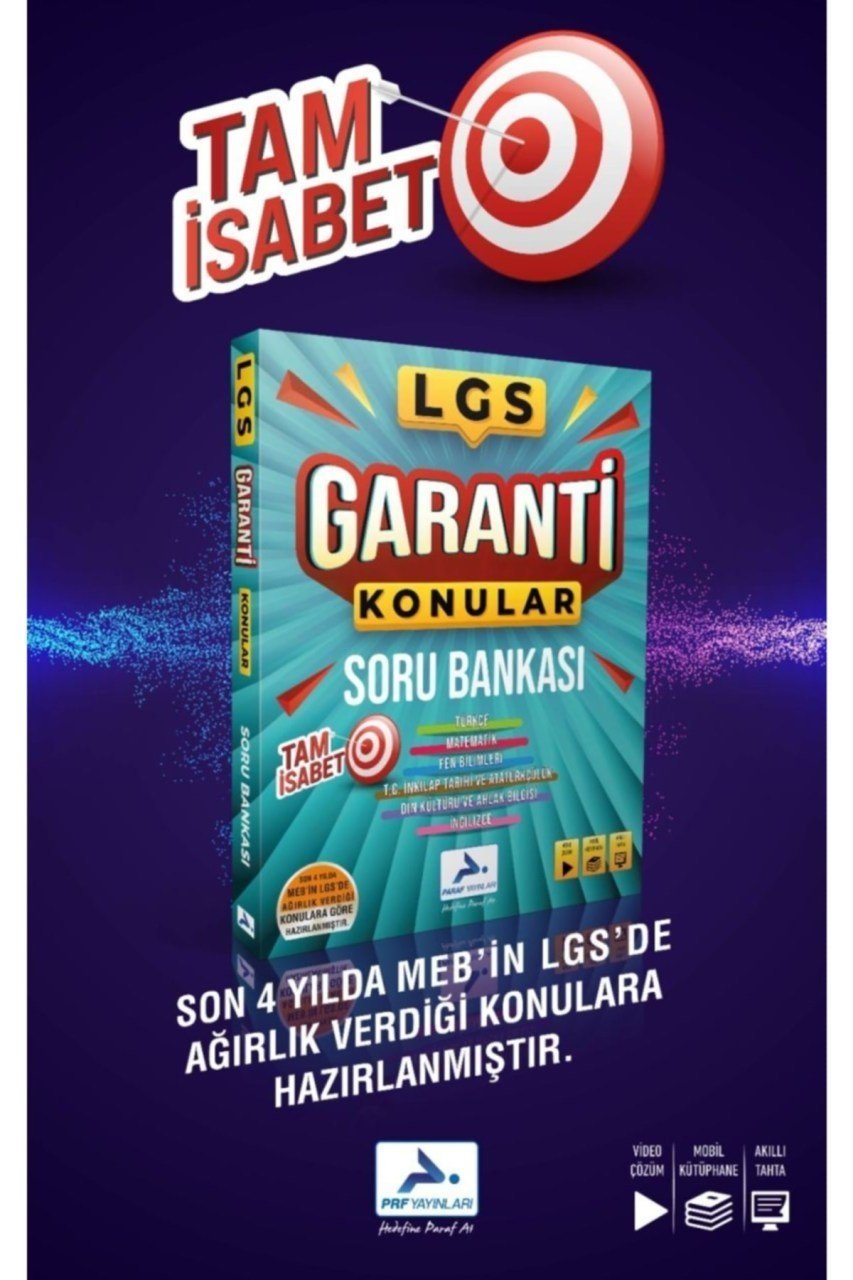 Paraf Yayınları Lgs Garanti Konular Soru Bankası