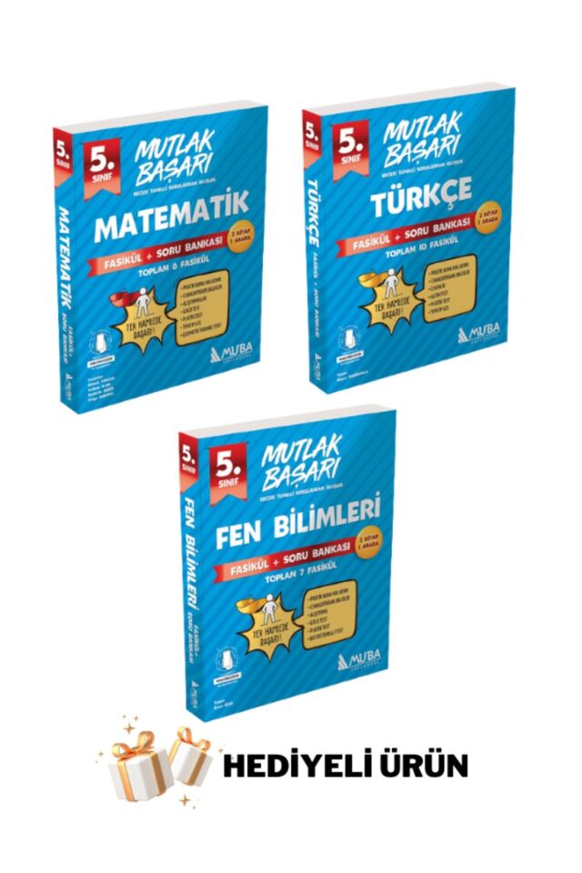 Muba Yayınları 5. Sınıf Mutlak Başarı Seti (T-M-F)