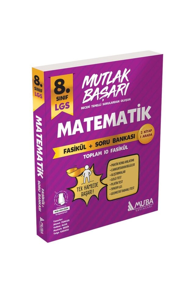 Muba Yayınları 8. Sınıf Mutlak Başarı Matematik Fasikül + Soru Bankası