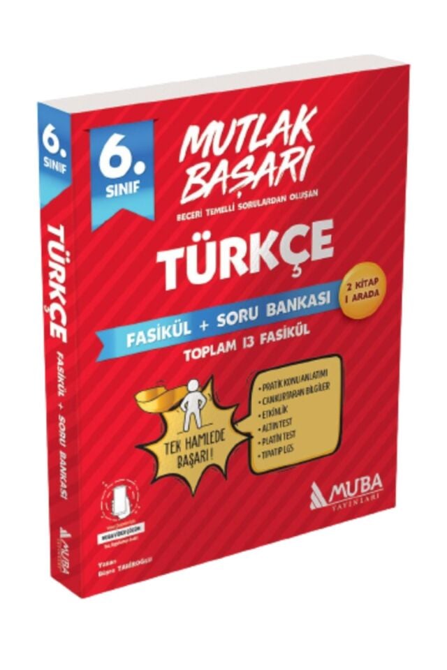 Muba Yayınları 6. Sınıf Mutlak Başarı Türkçe Fasikül + Soru Bankası