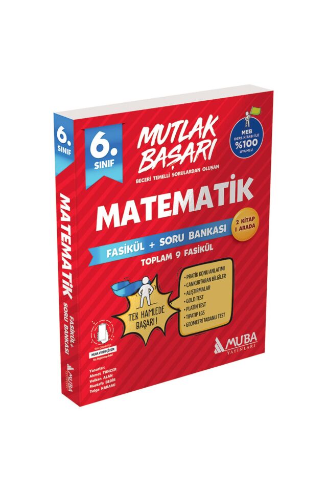 Muba Yayınları 6. Sınıf Mutlak Başarı Matematik Fasikül + Soru Bankası