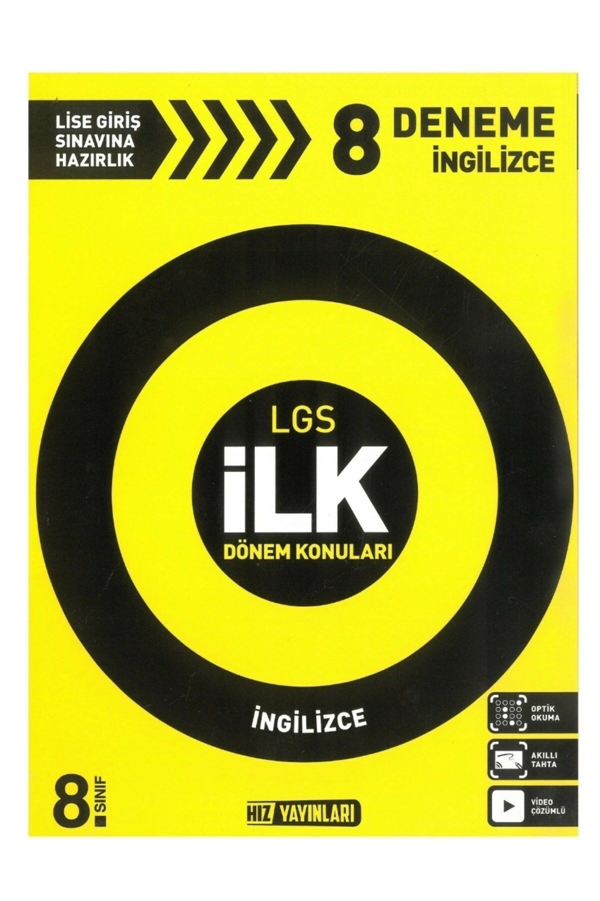Hız Yayınları Lgs Ilk Dönem Ingilizce 8 Deneme Sınavı
