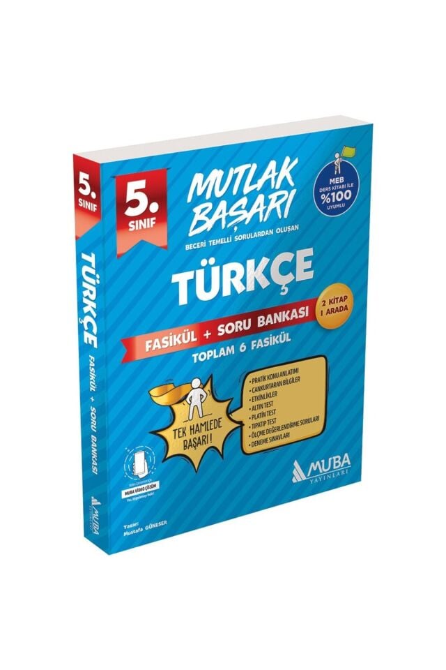 Muba Yayınları 5. Sınıf Mutlak Başarı Türkçe Fasikül + Soru Bankası