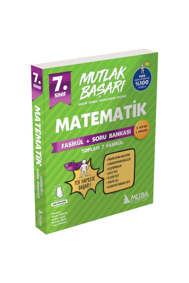 Muba Yayınları 7. Sınıf Mutlak Başarı Matematik Fasikül + Soru Bankası