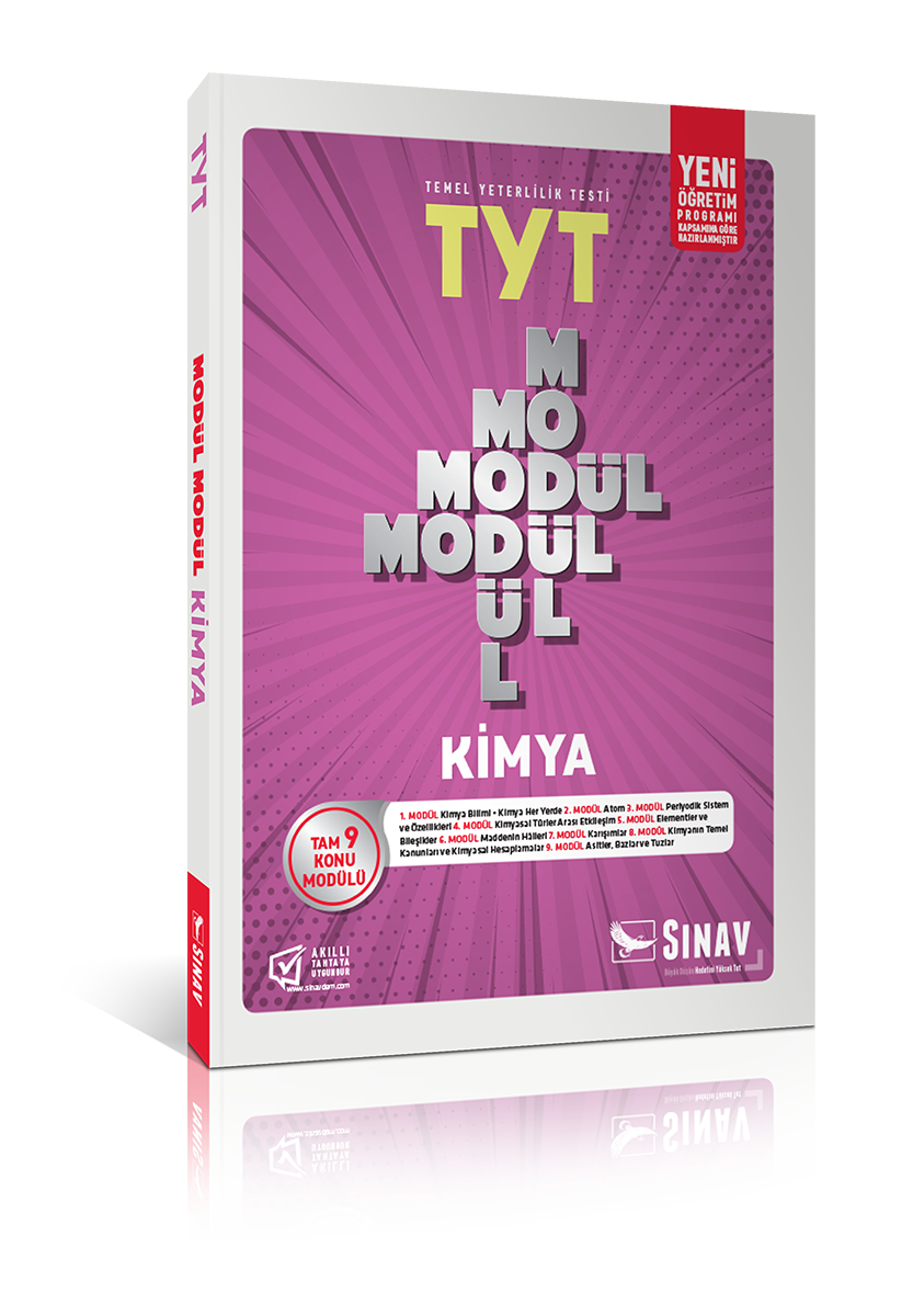 Sınav Yayınları TYT Kimya Modül Modül Konu Anlatımlı
