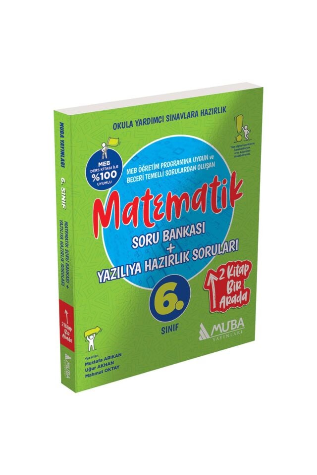Muba Yayınları 6. Sınıf Matematik Soru Bankası + Yazılıya Hazırlık Soruları