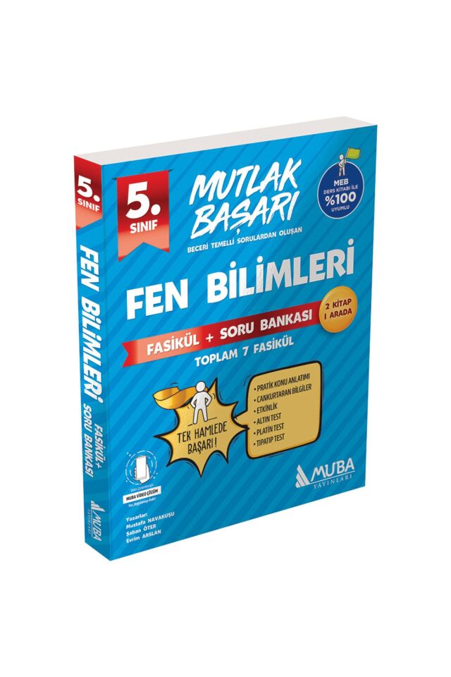 Muba Yayınları 5. Sınıf Mutlak Başarı Fen Bilimleri Fasikül + Soru Bankası