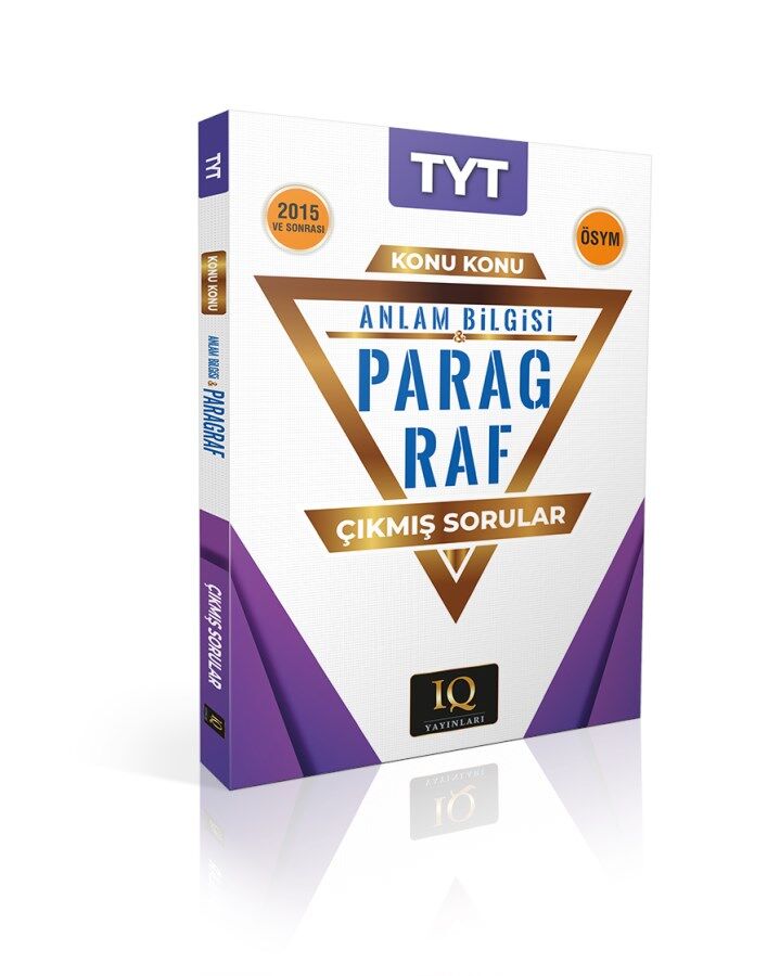 IQ Yayınları TYT Konu Konu Anlam Bilgisi ve Paragraf Çıkmış Sorular
