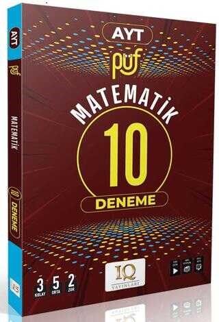 IQ Yayınları AYT Püf Matematik 10 Deneme