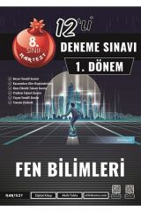 Nartest 8. Sınıf 1. Dönem Mod 12 Fen Bilimleri Deneme Sınavı