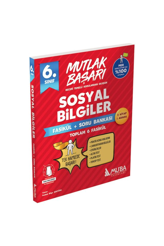 Muba Yayınları 6. Sınıf Mutlak Başarı Sosyal Bilgiler Fasikül + Soru Bankası