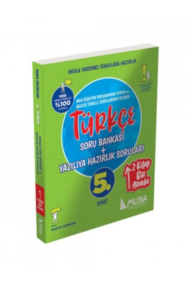 Muba Yayınları 5. Sınıf Türkçe Soru Bankası + Yazılıya Hazırlık Soruları