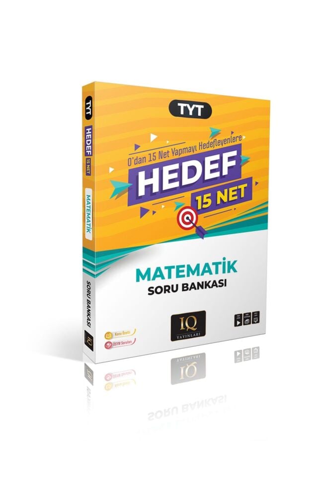 IQ Yayınları TYT Hedef 15 Net Matematik Soru Bankası