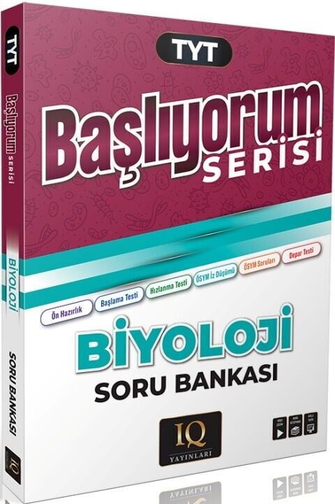 IQ Yayınları TYT Başlıyorum Serisi Biyoloji Soru Bankası