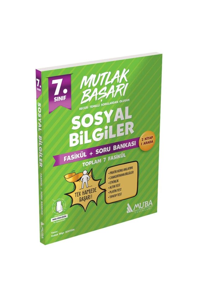 Muba Yayınları 7. Sınıf Mutlak Başarı Sosyal Bilgiler Fasikül + Soru Bankası