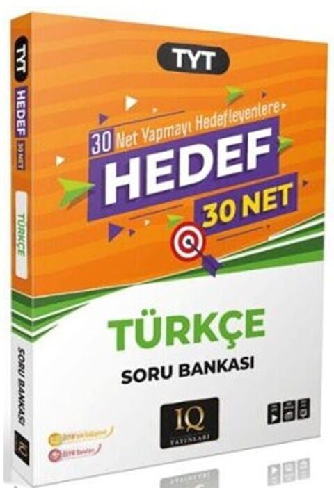 IQ Yayınları TYT Hedef 30 Net Türkçe Soru Bankası