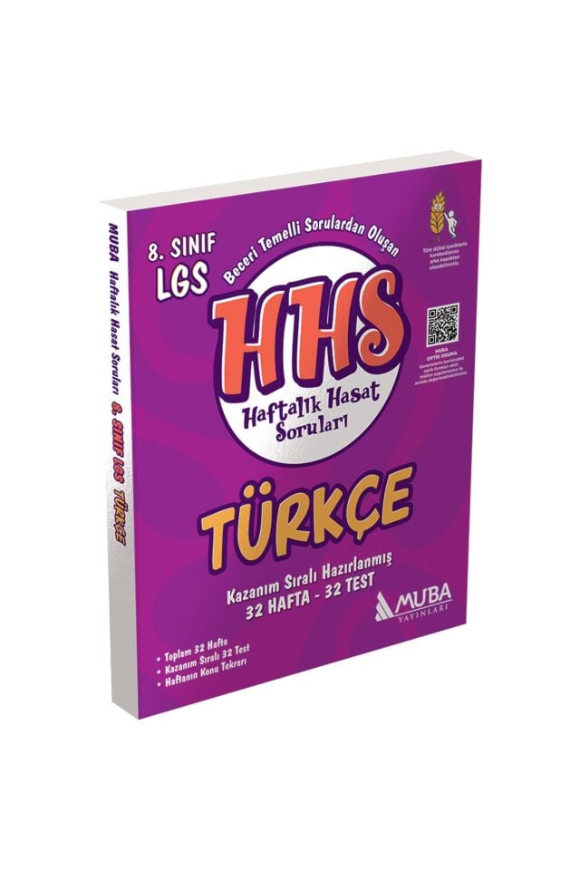 Muba Yayınları 8. Sınıf LGS Türkçe Haftalık Hasat Soruları