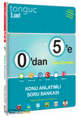 Tonguç Akademi 5. Sınıf 0'dan 5'e Tüm Dersler Konu Anlatımlı Soru Bankası