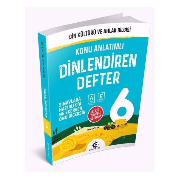 Eker Test 6. Sınıf Konu Anlatımlı Dinlendiren Defter