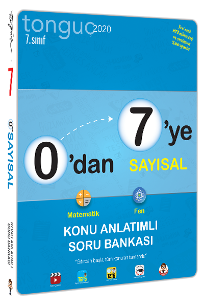 Tonguç Akademi 7. Sınıf 0'dan 7'ye Sayısal Konu Anlatımlı Soru Bankası