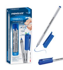 Pensan 1003 Triball Tükenmez Kalem Mavi 12’li