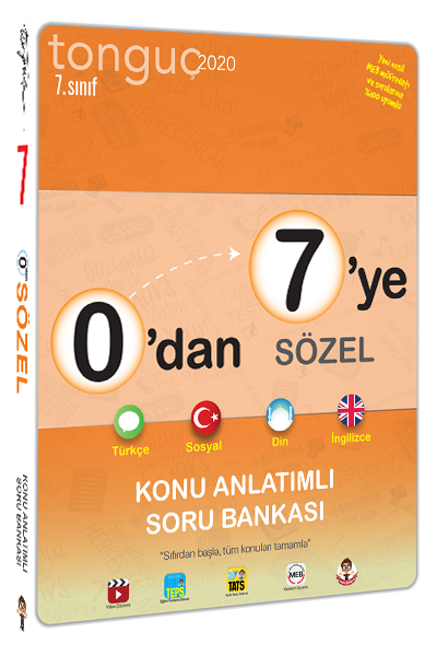 Tonguç Akademi 7. Sınıf 0'dan 7'ye Sözel Konu Anlatımlı Soru Bankası