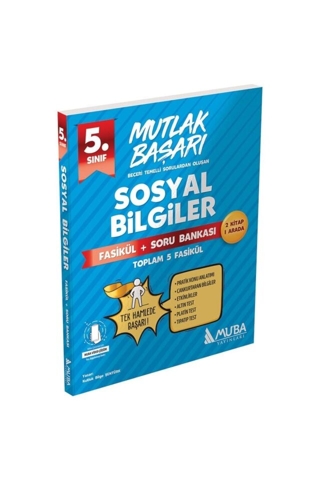 Muba Yayınları 5. Sınıf Mutlak Başarı Sosyal Bilgiler Soru Bankası