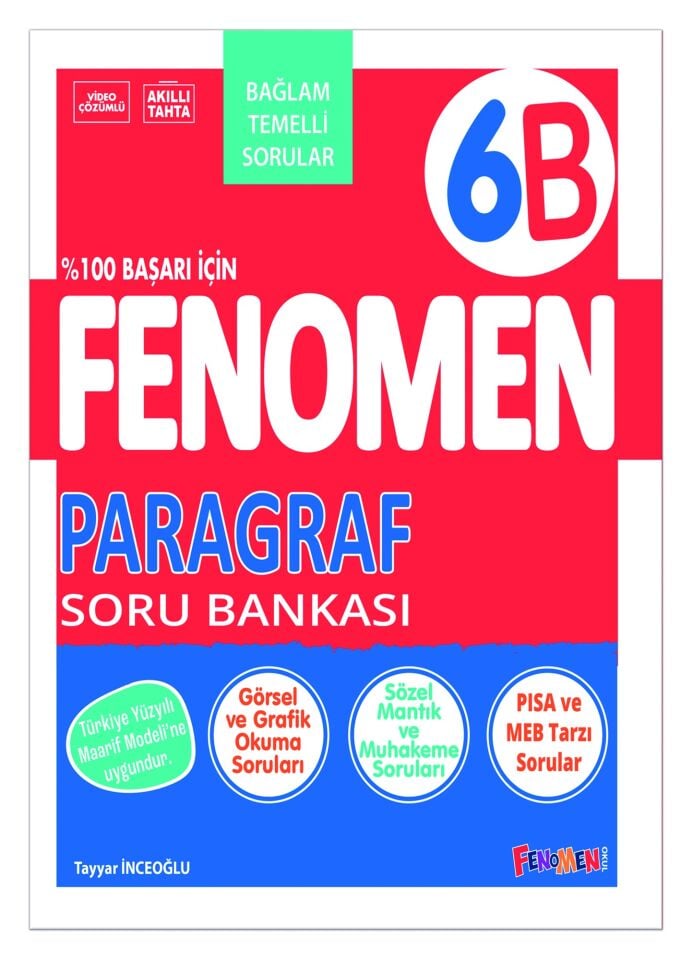 FENOMEN 6 PARAGRAF (B) SORU BANKASI