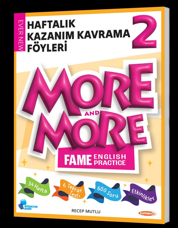 More and More 2. Sınıf Haftalık Kazanım Kavrama Föyleri