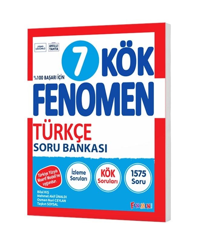 Fenomen Yayınları 7. Sınıf Kök Fenomen Türkçe Soru Bankası