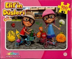 Elif'in Düşleri 100 Parça Kutulu Yapboz Puzzle